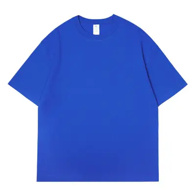 Men Cotton Plain T-Shirt Light Grey Summer