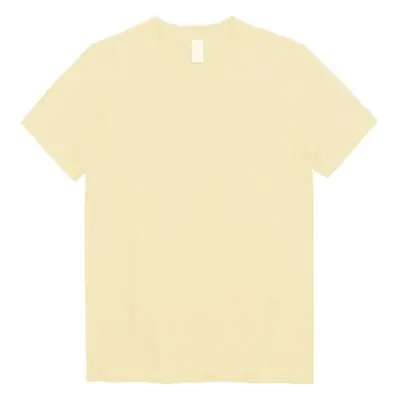 Apricot Cotton Crew T-Shirt for Men Women