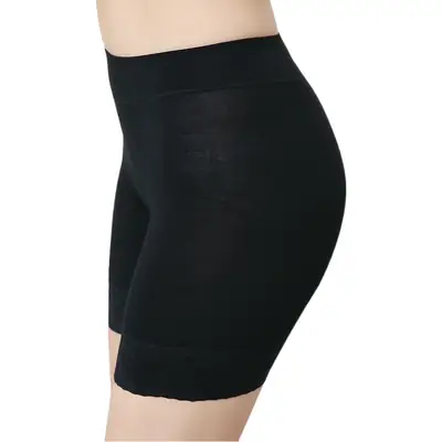 Summer Modal High Waist Boxer Briefs Lace Edge Seamless Safety Pants