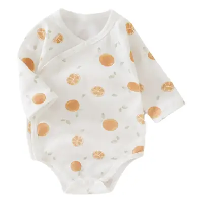 White Cotton Baby Wrap with Triangle Embroidery