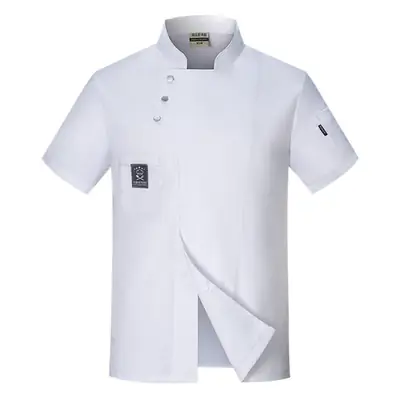 Men Black Short Sleeve Button Down Shirt