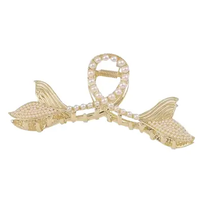 Pearl Tooth Design Hairpin Clip for Women