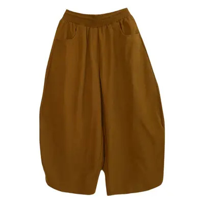 Plus Size Women's Banana Pants Loose Nine Point Dad
