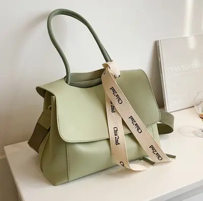 Women's Large Capacity Shoulder Crossbody Bag Cream