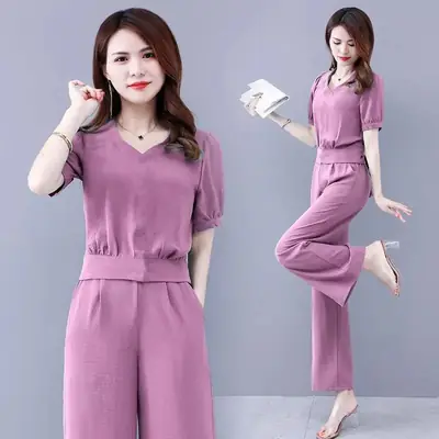 Women's 2-Piece Black Western Suit Belly Covering Pants