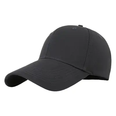 White Cotton Baseball Cap for Women with Extended Brim