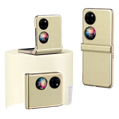 Huawei Pocket2 Folding Leather Case Gold Anti-Drop