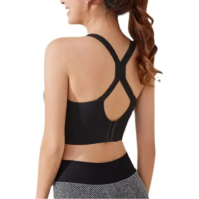 Women's Shockproof Yoga Vest Adjustable Back Medium Support