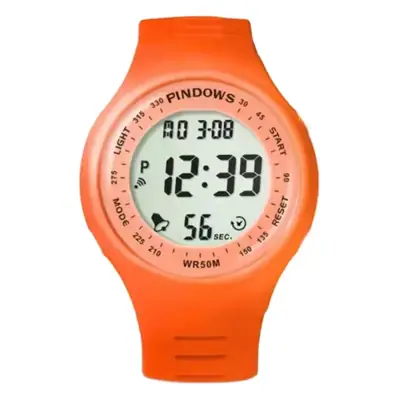 Pink Digital Waterproof Watch for Kids Students