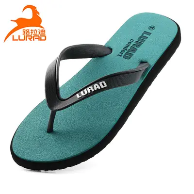 Luardi men's flip flops summer Amazon outdoor sandals Flip-Flops casual rubber beach shoes wish