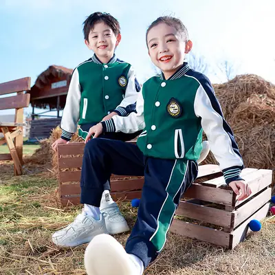 Kids 3-Piece Cotton School Uniform Set