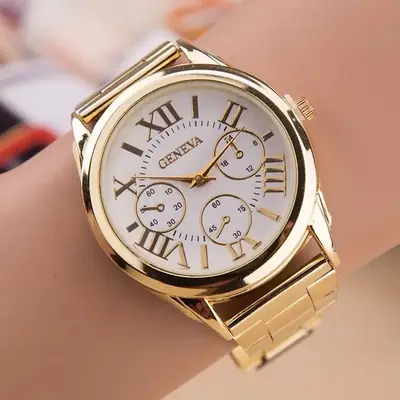 Gentlewomen Roman Dial Steel Belt Watch Silver 40mm
