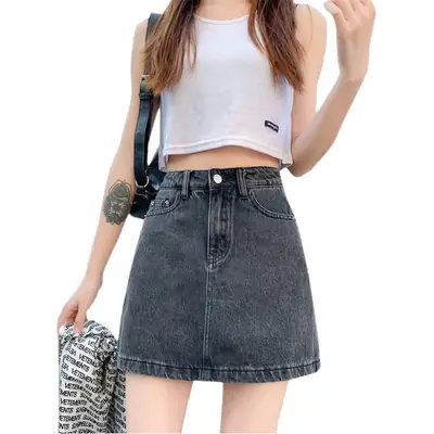 Women High Waist Denim Shorts 2022 Summer