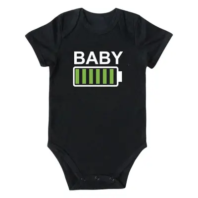 Black 3-Mouth Baby Outfits Set for Dad Mom