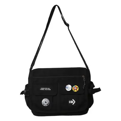 New Crossbody Bag for Men Women Canvas Satchel Student Messenger