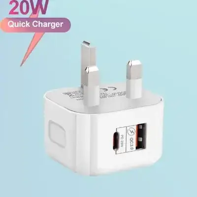 PD20W Fast Charging Travel Charger 20W Double Port