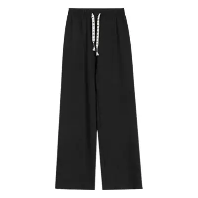 Black High Waist Slimming Puff Pants for Women