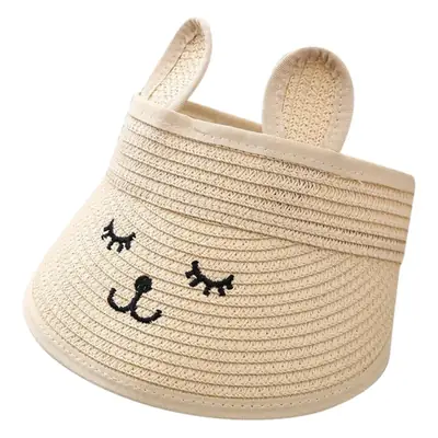 Cute Rabbit Ears Hat for Kids Sun Protection