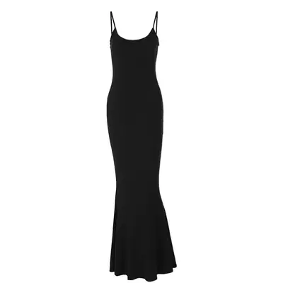 European Women's Red Sleeveless High-Waist Dress 2026