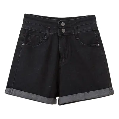 New Women High Waist Denim Shorts Light Blue 2025