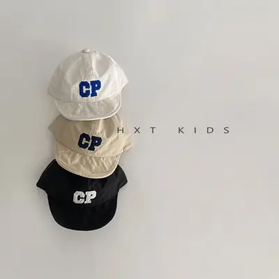 CP Letter Baby Soft Brim Sun Hat 6M