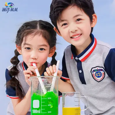 Green Polo Shirt for Kids Summer Sports Class Primary School Uniform