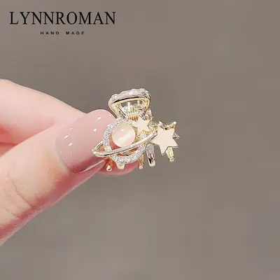 Korean Pink Star Hair Clip for Girls
