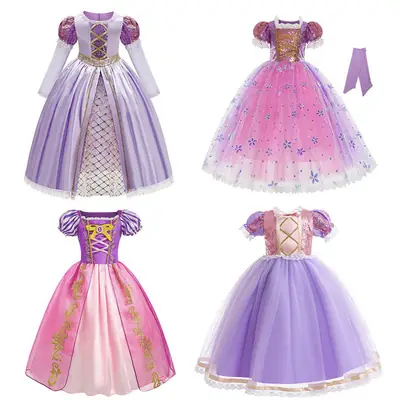 Pink Sparkly Princess Tutu Dress for Girls