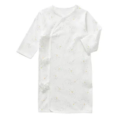 Newborn Crawling Suit White Long Sleeve Romper