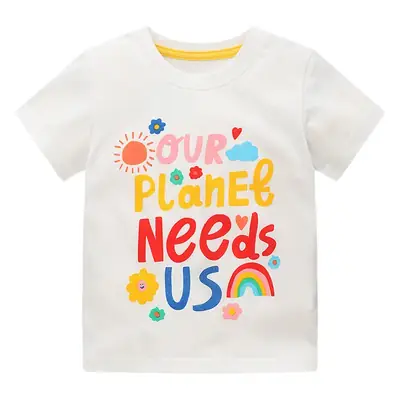 Girls Unicorn T-Shirt Pink 2025 Summer