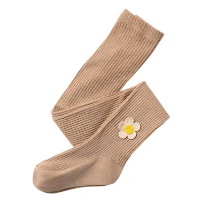 White Floral Baby Socks for Girls Medium to Large