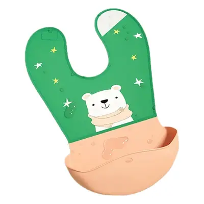 Baby Eating Bib Waterproof Silicone Children Anti-Dirty