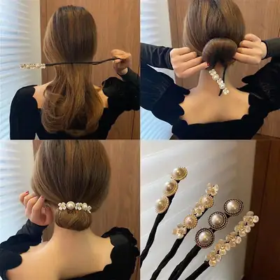 Pearl Flower Hair Twister for Women