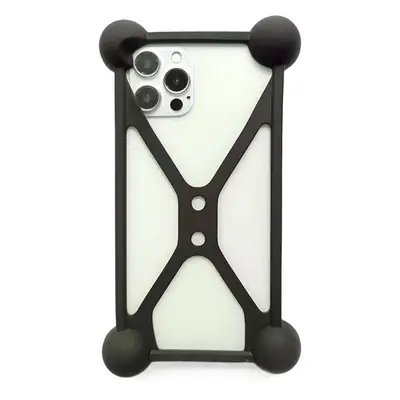 5-6.7inch Anti-Fall Silicone Phone Case with Four-Corner Ball Design