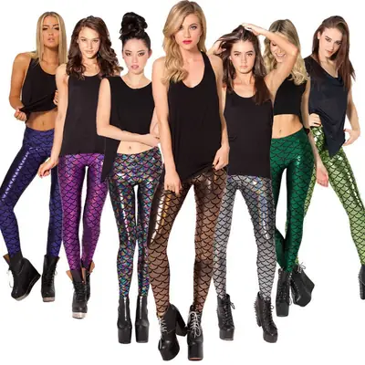 Fish Scale Hip-Lifting Sexy Leggings for Women