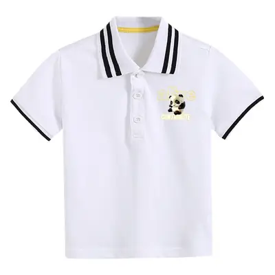 Boys Blue Polo Shirt 2026 Summer Kids