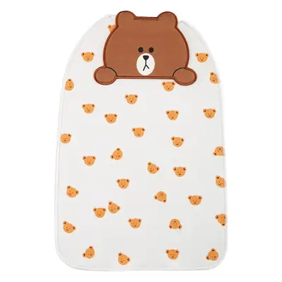Cartoon Embroidered Cotton Sweat Towel Extra Large
