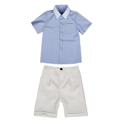 Boys' Pink Striped Short Sleeve Shirt for Baby Show