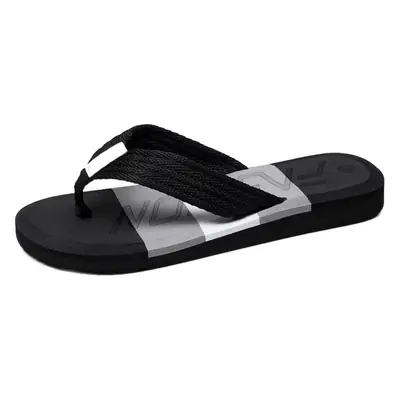 Summer new color matching trend men's flip-flops fashion casual indoor and outdoor beach sandals and slippers factory direct supply