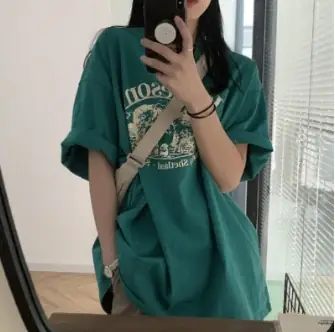 2025 Summer Salt T-Shirt Female Korean Style Loose Fit