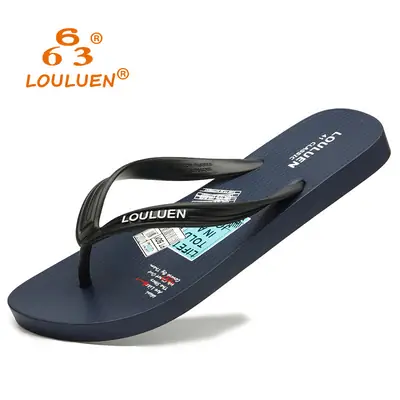 2022 new summer PVC flip flops men's outdoor flip-flops couple slippers ebay casual beach sandals men