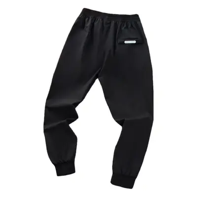 Black Men's Quick-Drying Track Pants