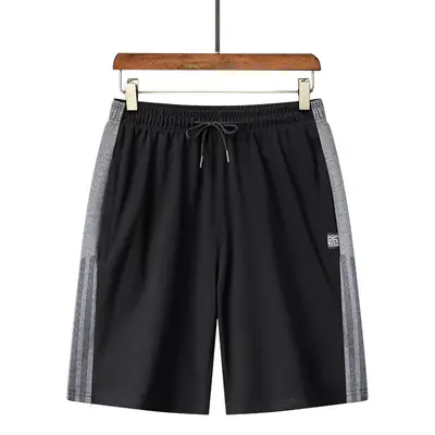 Men Cotton Shorts Grey Loose Fit 2023 Summer