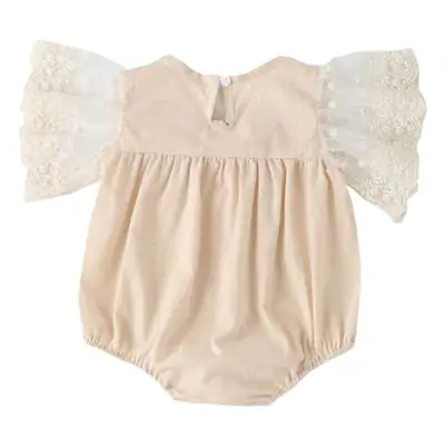 White Lace Wrap Baby Short Sleeve Hap Clothes