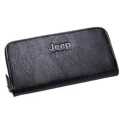 Cross-Border Jeepbuluo Long Men's Wallet with Large Capacity, Multifunctional, Simple Clutch Wallet with Anti-Theft Feature