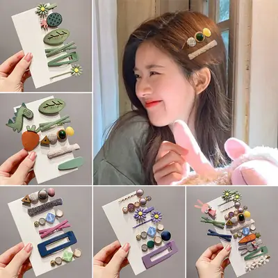 Cute Bear Hairpins for Girls Summer Wear