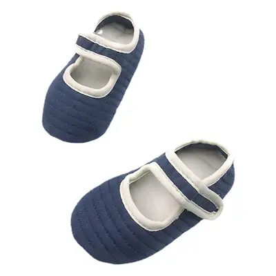 Ins Korean Style Baby Toddler Shoes, Soft Sole and Soft Surface, 0-2 Years Old, Unisex, Multi-Color Small Cloth Shoes with Velcro to Prevent Slipping