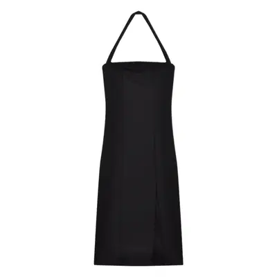 Black French Sling Dress Women Summer Hip Split Midi