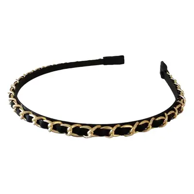 French Style Gold Chain Hairband for Women