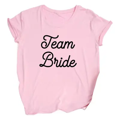 Pink Printed Women's T-Shirt I Do Crew Well Be For You